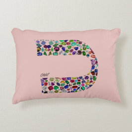 Brev "CHAF" Prydnadskudde