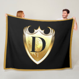 Brev D Capital Alphabet Fleecefilt