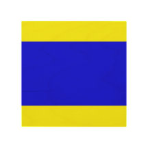 Brev D ’Delta’ (Maritime Sign Language), Flagga