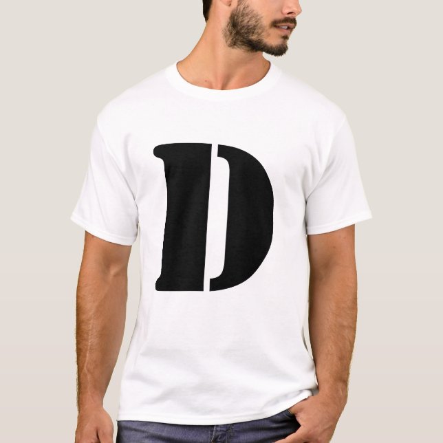Brev D T Shirt (Framsida)