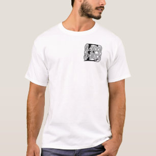 Brev E Celtic Knot Vintage Monogram T Shirt