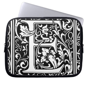 Brev E Medieval Monogram Art nouveau Laptop Sleeve