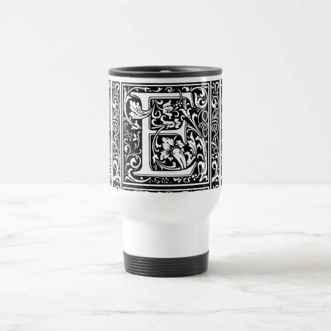Brev E Medieval Monogram Art nouveau Resemugg (Center)