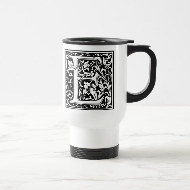 Brev E Medieval Monogram Art nouveau Resemugg (Höger)