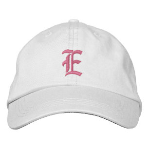 Brev E Monogram Embroized Hat Broderad Keps