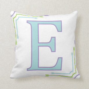 Brev E - Monogramen kudder Kudde