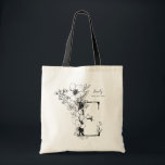 Brev E Organic Farmhouse Rustic Monogrammed Tygkasse<br><div class="desc">Trendig Farmhouse rustic Brev E monogrammad Tote Bag</div>
