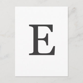 "brev E" Vykort