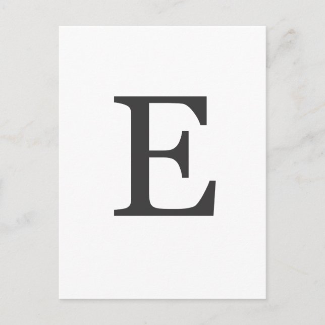 "brev E" Vykort (Framsida)