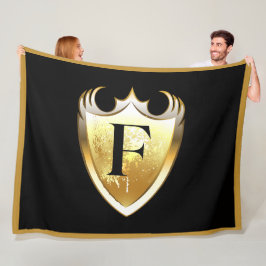 Brev F Capital Alphabet Fleecefilt