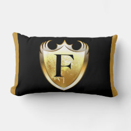 Brev F Capital Alphabet Lumbarkudde