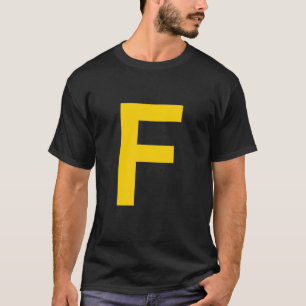 Brev F Capital Alphabet T Shirt