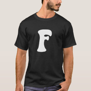 Brev F Capital Alphabet Team Groups Costume Matc T Shirt