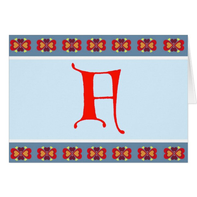 BREV F HÄLSNINGSKORT (Framsidan Horizontal)