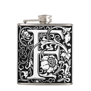 Brev F Medieval Monogram Art nouveau Fickplunta