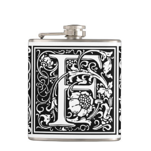 Brev F Medieval Monogram Art nouveau Fickplunta