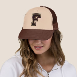 Brev ’F’ Monogrammad Keps