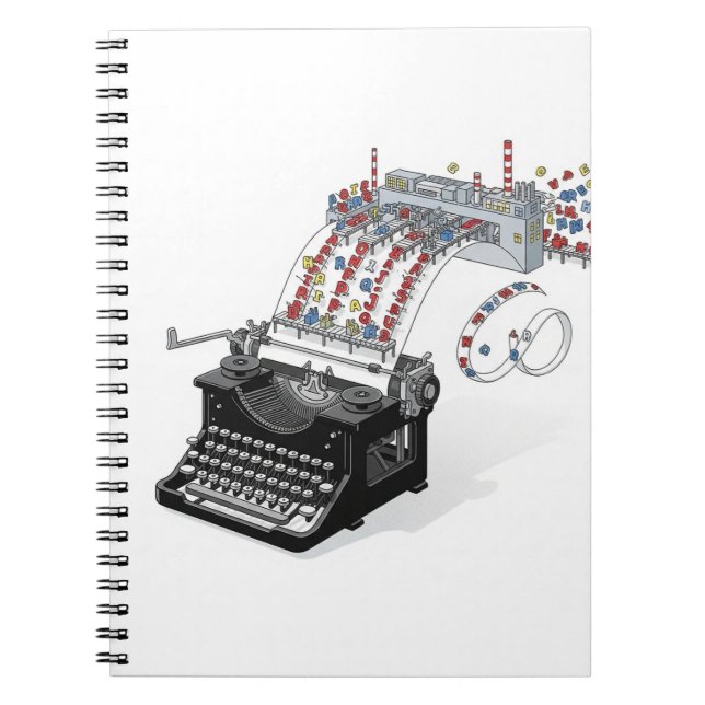 Brev-fabriksminimalistisk bärbar dator anteckningsbok (Framsidan)