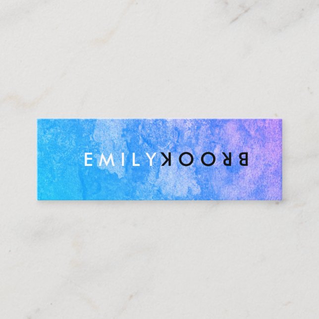 Brev Flip Mini Visitkort (Framsida)