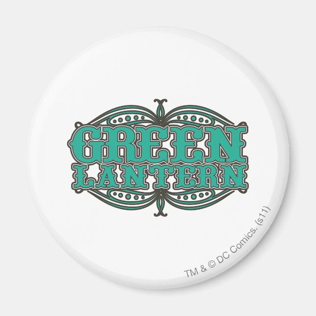 Brev för grönt Lantern Showtime Magnet (Framsidan)