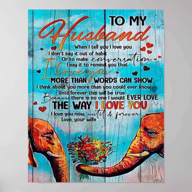 Brev för Make | Dekoration för Coola-familjen Poster (Framsidan)