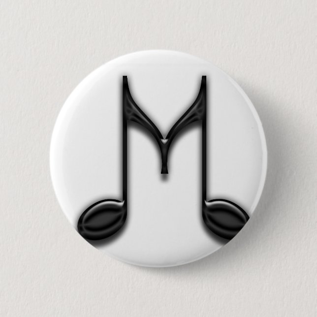 Brev för musikal "M" Knapp (Framsida)