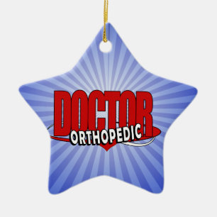BREV FÖR ORTOPEDISK DOKTOR FÖR LOGOTYP STORA RÖ JULGRANSPRYDNAD KERAMIK