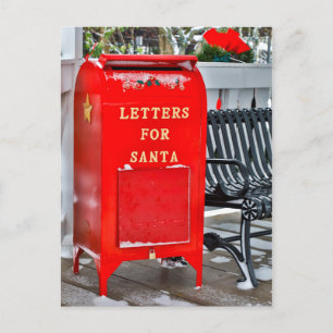 Brev för Santa Mailbox Helg Vykort