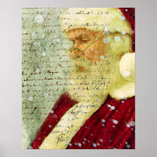 Brev för Santa Santa Poster