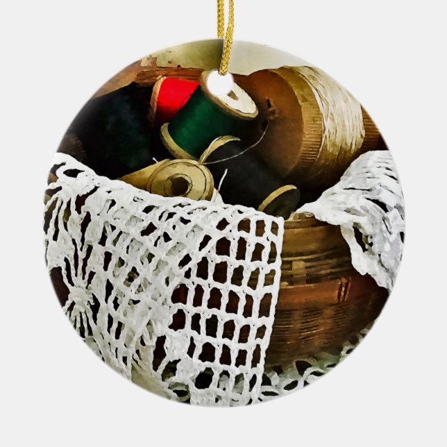 Brev för typinmatning julgransprydnad keramik (Framsidan)