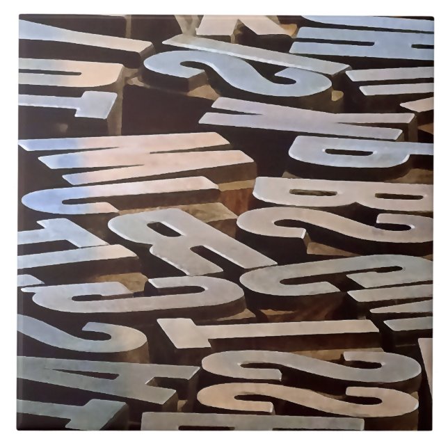 Brev för typinmatning kakelplatta (Framsidan)