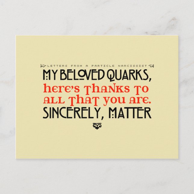 Brev från ett särskilt kort för narcissister (Framsida)