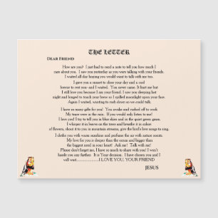 BREV FRÅN JESUS magnet