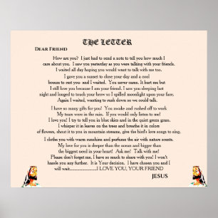 BREV FRÅN JESUS POSTER