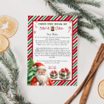 Brev från Jultomten Jul Inbjudningar<br><div class="desc">Personlig brev från Jultomten. Ge ditt barn i år speciellt,  sött brev från Santa. Samling: https://www.zazzle.com/collections/love_christmas_collection-119212194434211063</div>
