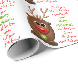 Brev från jultomten Julafton Presentpapper
