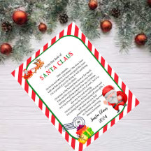 Brev från Jultomten-julen