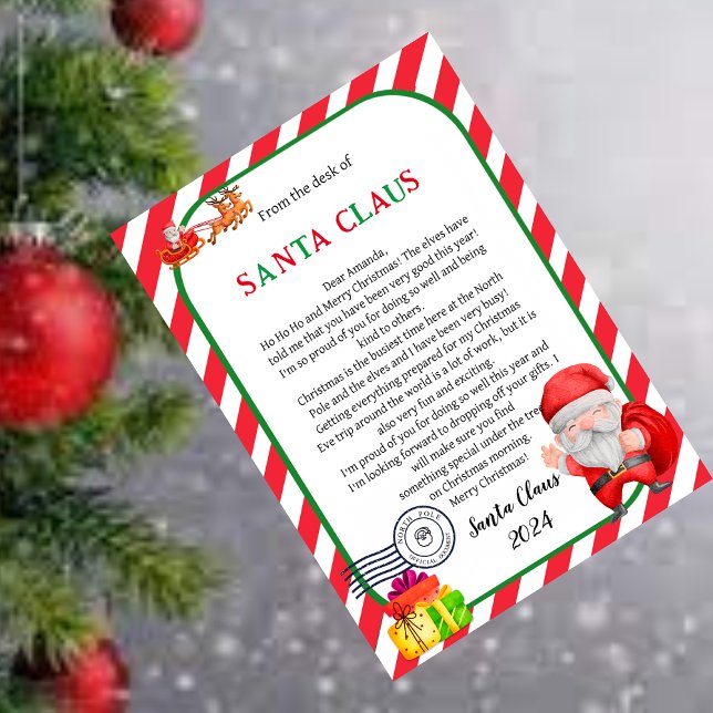 Brev från Jultomten-julen (Skapare uppladdad)