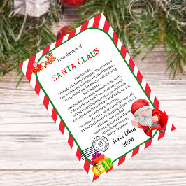 Brev från Jultomten-julen Inbjudningar