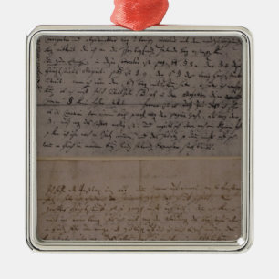 Brev från Leopold Mozart Julgransprydnad Metall