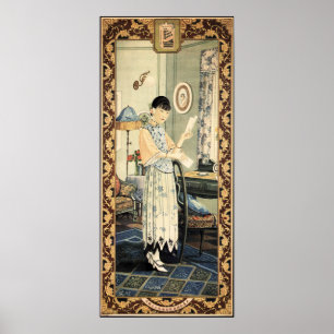 BREV FRÅN MY ÄLSKARE Cigarette Kinesisk reklam Poster