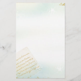 Brev från Paris brevpapper i blått