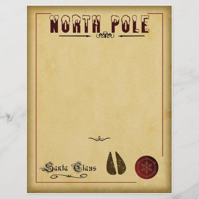 Brev från Santa (Framsida)