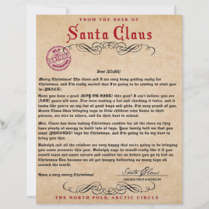 Brev från Santa
