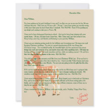 Brev från Santa Blue Eyed Reindeer