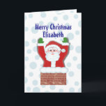 Brev från Santa Helgkort<br><div class="desc">Anpassa texten i det här kortet från Santa till ditt favoritbarn.  Anpassa med barnets namn och anpassa insida brev från,  särskilt för detta barn.</div>
