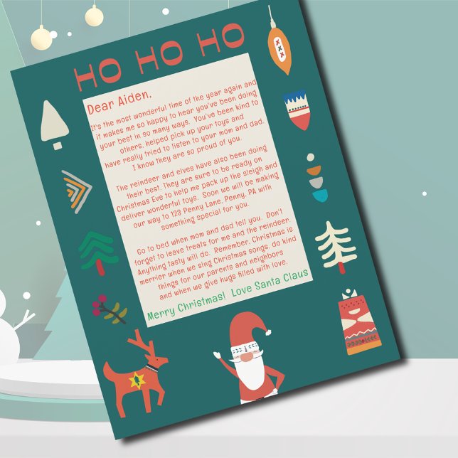 Brev från Santa Ho Ho Ho Nordic Santa Santa Santa (Letter from Santa Ho Ho Ho Nordic Santa
)