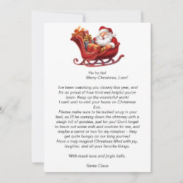 Brev från Santa Inbjudningar
