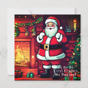Brev från Santa Pappa jul Ge gåvor Julkort