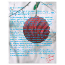 Brev från Santa Tweens Red Ornament